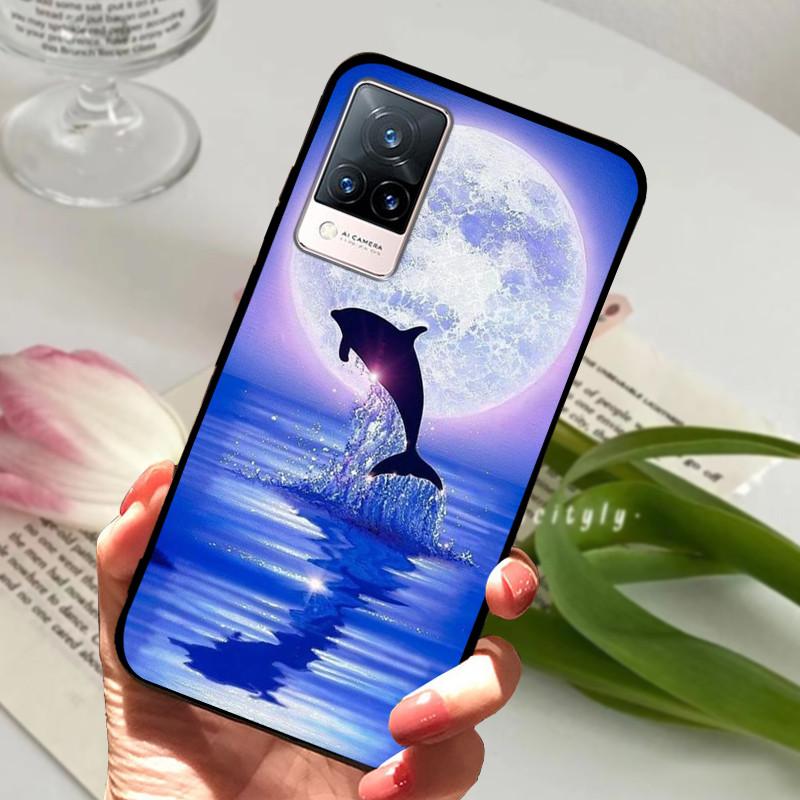 Для vivo V21 5G 4G V21E Чехол Мягкий Силиконовый Телефон TPU Coque Чехол для Vivo V21E v21 V 21e 21 V2050 V2061 Защитный Fundas Оболочка