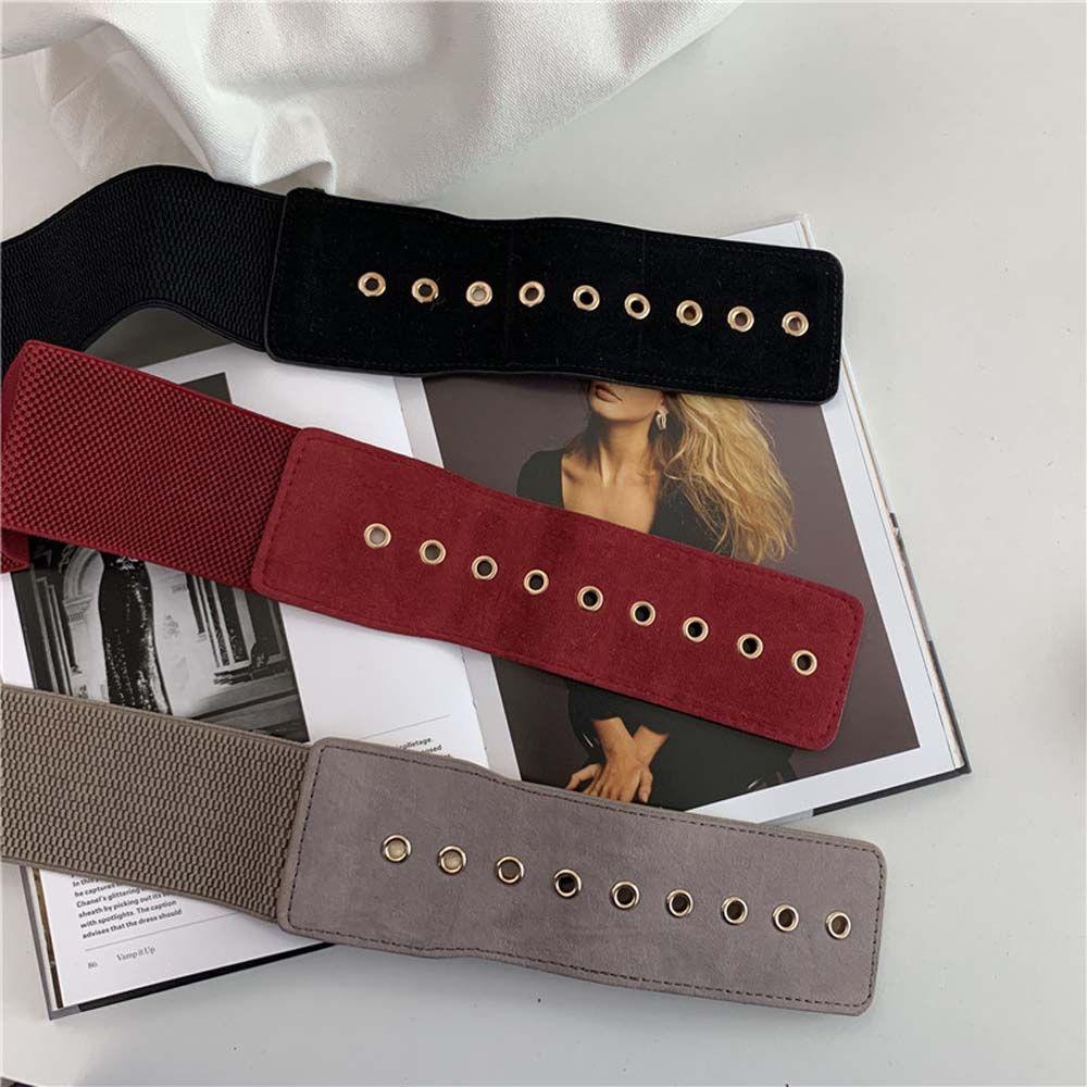 Strap Wide Waistband Dress Decoration Female Waist Strap Women Belt Elastic Waist Belt Cummerbunds