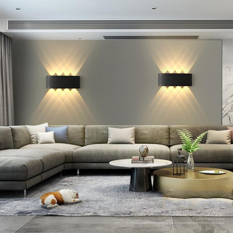 Canmeijia LED Wall Lamps IP65 Outdoor Lighting Waterproof Garden Lights 85-265V Interior Wall Light Aluminum For Balcony Porch Stairs Lamp