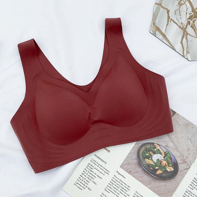 Яркий красный бесшовный бюстгальтер со знаком зодиака: Беспроводная связь и поддержка в Новом году