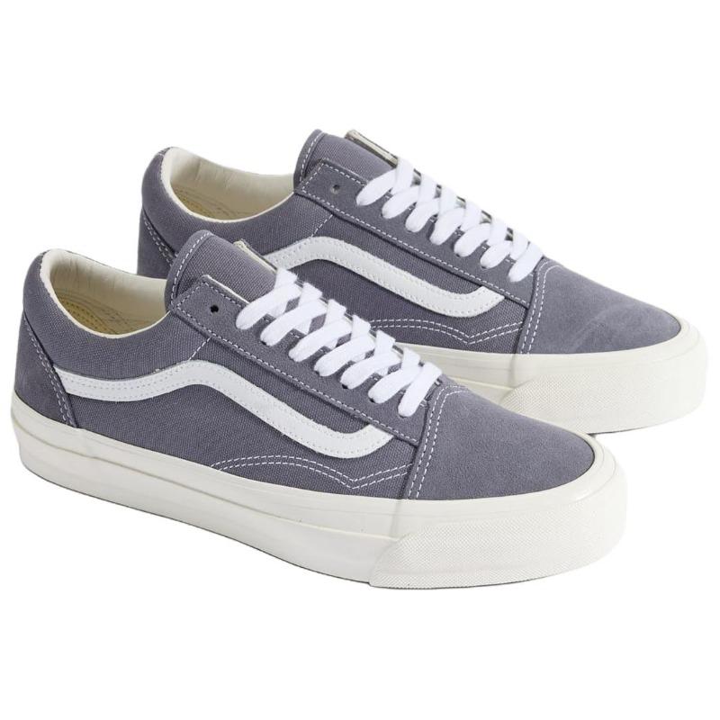 Vans Премиум Кроссовки Old Skool из Замши Унисекс Серые VN000D9JFSM