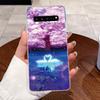 Гелевый чехол для Samsung Galaxy S10 5G SM-G977B Fundas Прозрачный силиконовый мягкий ТПУ задняя крышка Милый кошка кролик сердце Защитный чехол