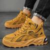 Персонализированные трендовые мужские ботинки высокие ботинки Мартина мужские универсальные рабочие ботинки-локомотивы осень и зима 2024 большие желтые ботинки мужские
