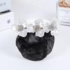 Flower Hairpin Korean Bun Snood Ponytail Clip Hairgrips Cover Net Vintage Women Spring Clip  Gift