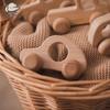 Деревянный детский кубик для малышей Без БПА Органический бук Форма животного Детская игрушка Машинка Монтессори Игрушки Игра для мозга Ручная работа Поделки Подарки
