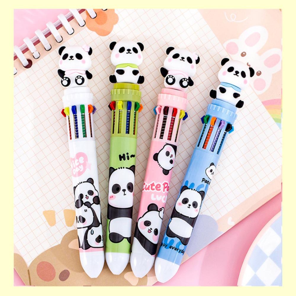 Cute Ballpoint Pen Plastic Stationery Gifts New Panda Ballpoint Pen