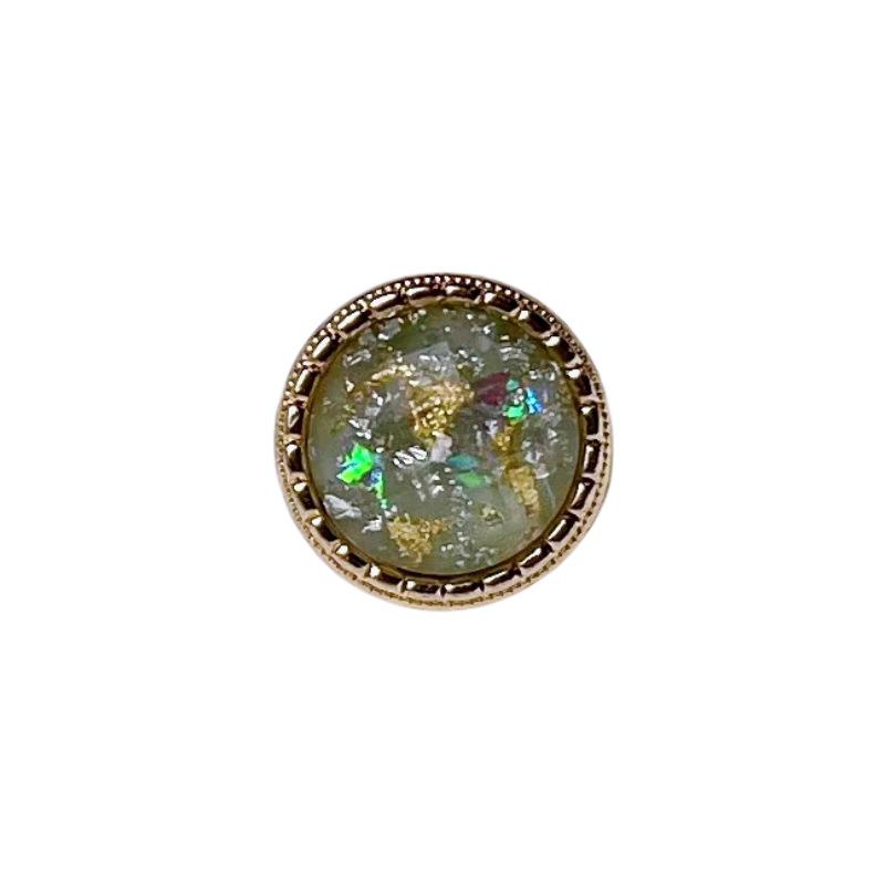 10 шт., красивые пуговицы в виде драгоценных камней, 10 мм, маленькие круглые металлические пуговицы на хвостовике, декоративные пуговицы для юбки, манжеты, декольте