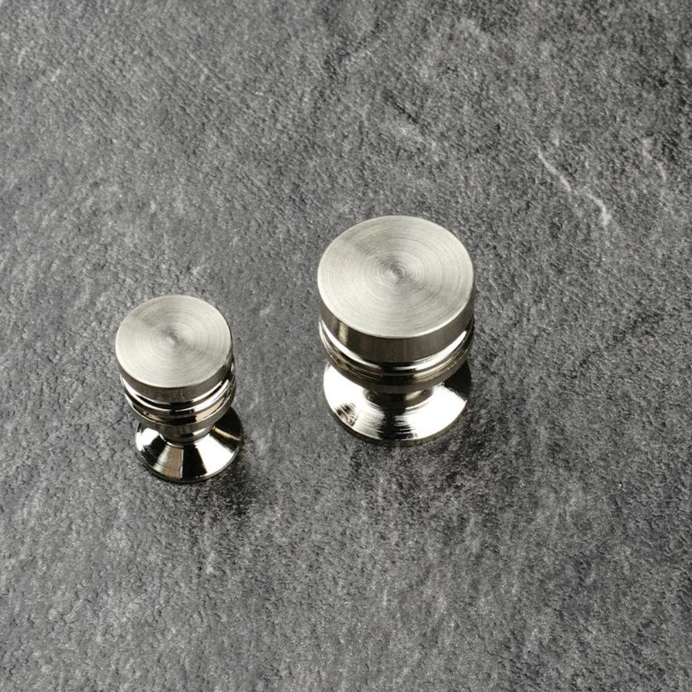 Silver Furniture Handle Single Hole Furniture Knobs Small Door Handle Cabinet Pulls  Wardrobe