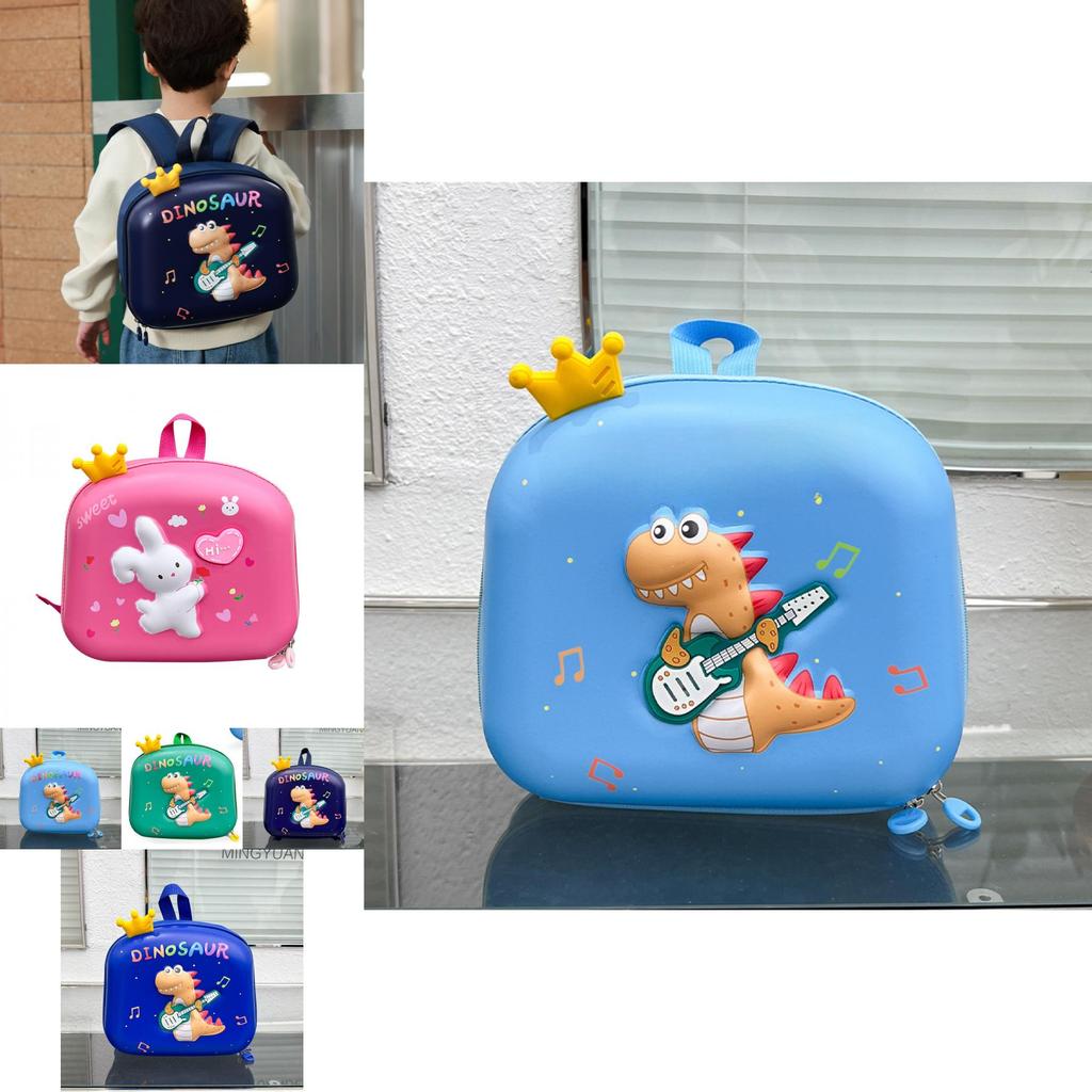 Comfortable Breathable Oxford Cloth Child Backpack With Charming Animal Patterns For Kids