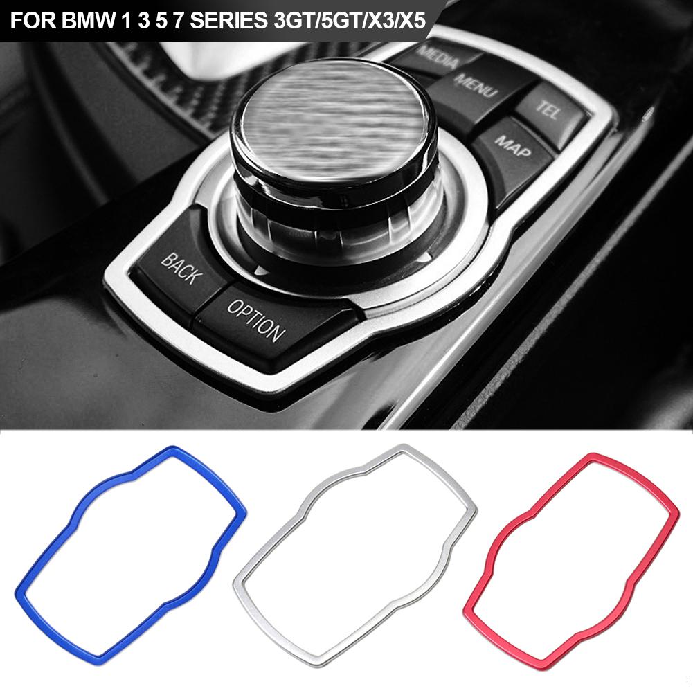 Накладка на кнопки мультимедиа салона автомобиля для BMW 1 3 4 5 7 серии X1 X3 X4 X5 X6 E81 E87 F30 Автоаксессуары Интерьер