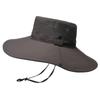 Solid Colour Shade Sun Hat Fisherman's Hat Sun Hat Men's Summer Hiking Sun Hat