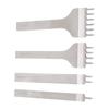 Professional Leather Punching Chisel With Ergonomic NonSlip Handle For Long Crafting 3mm,4mm,5mm Spacing Prong Option
