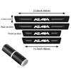 AJV1 Car Trunk Bumper Sticker Door Sill Threshold Protector Pad For Ford KUGA Logo 2023 Carbon Fiber Door Pedal Anti-Scratch Cover