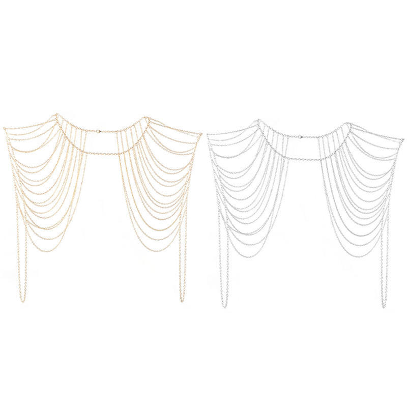Style Sexy Body Women Jewelry Tassels Link Body Shoulder Chain Necklace