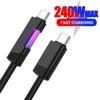 240 Вт USB C на Type C на USB-C Кабель для серии iPhone 15 16 17 PD Быстрая зарядка USB C Дата-кабель для Xiaomi OPPO Samsung