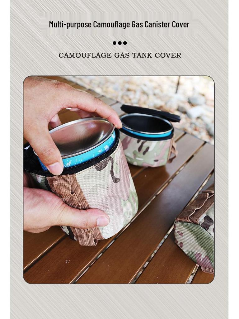 Мини Чехол для Газового Баллона: Изолированный, Ударопрочный Чехол для Кемпинга на Открытом Воздухе - Многоразмерный Аксессуар для Пикника.