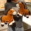Simulation pony plush toy horse mascot doll cloth doll horse doll throw pillow zodiac horse children's gift