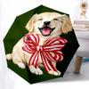 1 шт. Собака, БантАвтоматический Открывающийся/Закрывающийся Складной Зонт, Компактный Портативный Дорожный Зонт, Идеальный Подарок на День Рождения/Праздник, Милый Зонт y042