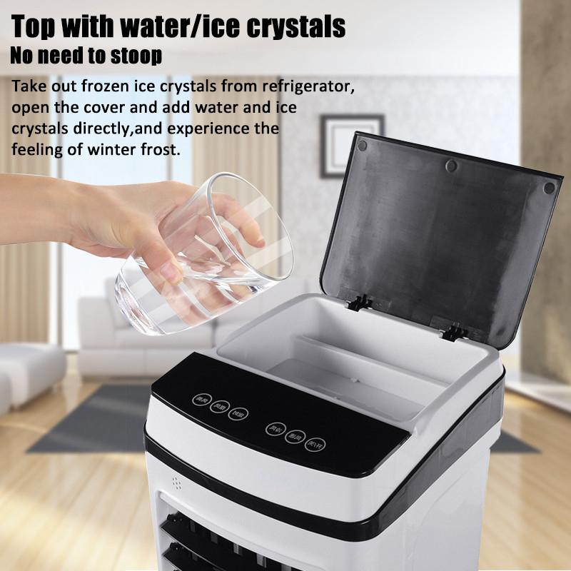 Портативный кондиционер, 75 Вт, 15 л, 220 В, вентилятор-увлажнитель, охладитель бака, охлаждение по времени, 3 режима вентилятора, охлаждающий вентилятор-увлажнитель