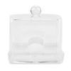 Acrylic Clear Cotton Swab Dispenser Storage Box Holder Desktop Cosmetic Makeup Case