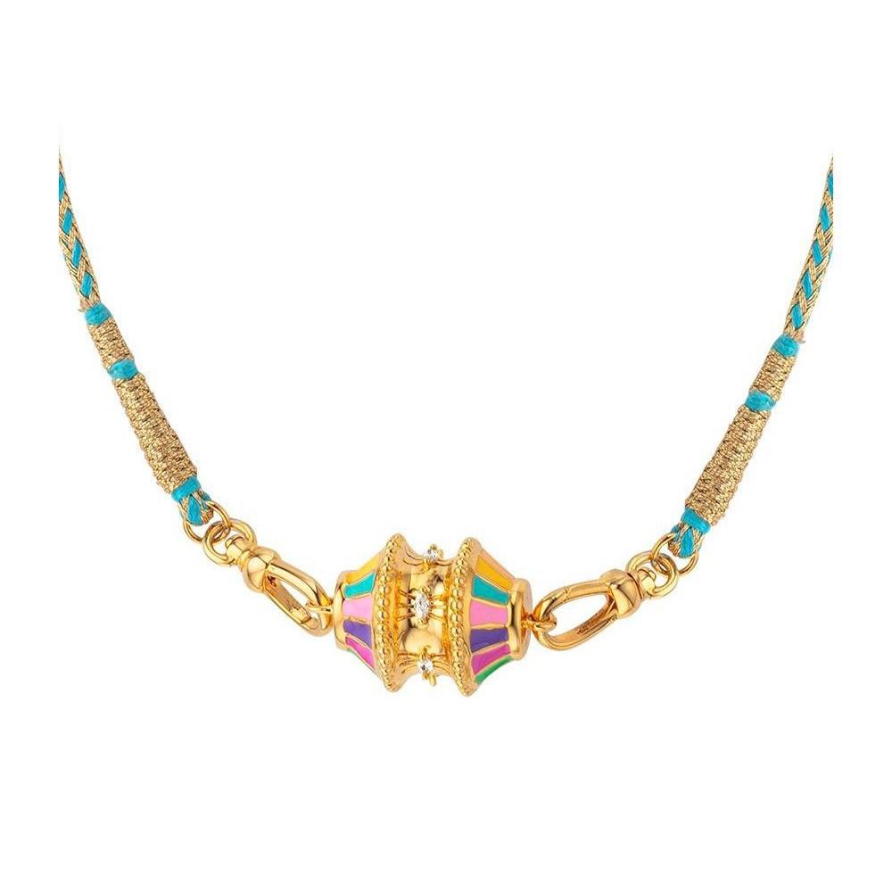 Dopamine Twist Valentine'S Day Gift Irregular Necklace Furnace Vacuum Plating 18K Gold Warranty