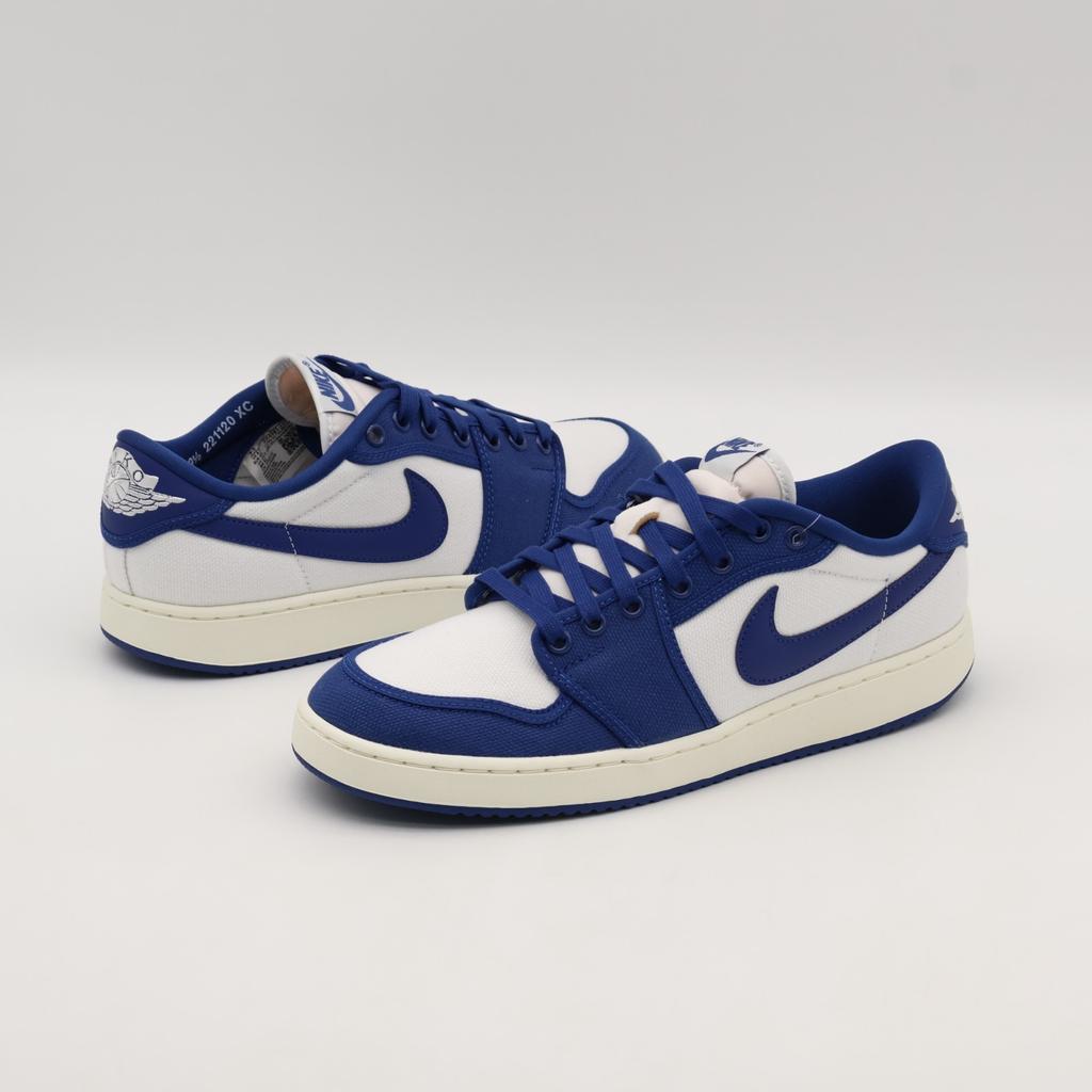 DX4981-103 Nike Air Jordan 1 Low KO Королевский Синий Белый Кентукки Холст (Мужской)