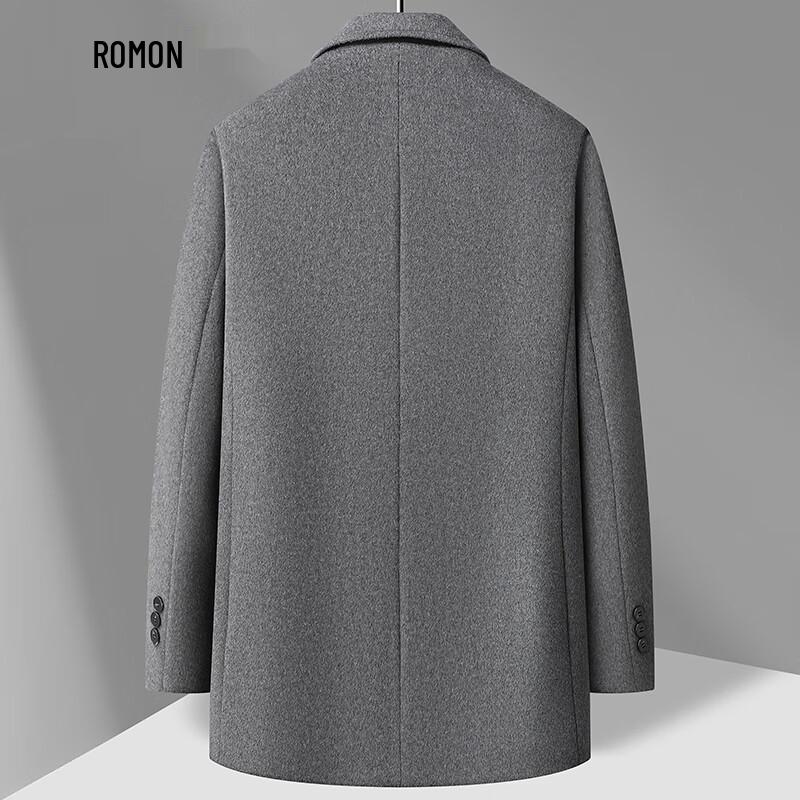 ROMON Мужское полупальто средней длины из смесовой шерсти