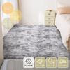 Beddiny Washable Rug Extra Thick 30D Urethane with Unique Antibacterial and Deodorizing Comfortable for All Shag Light Gray x 120x160cm [Middle Layer