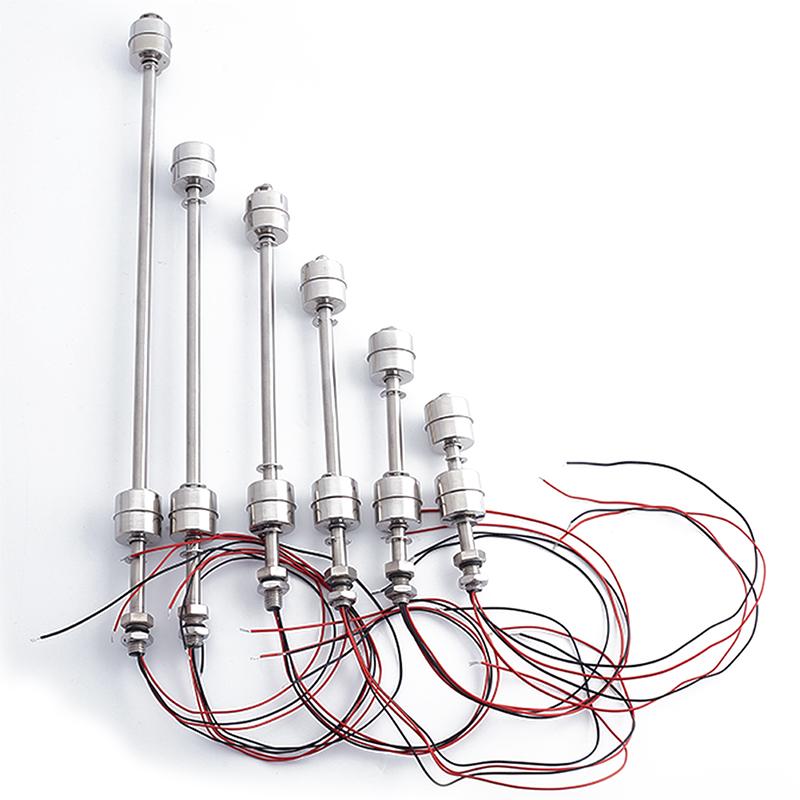 Stainless Steel Double Ball Float Switch Tank Liquid Water Level Flow Sensor