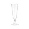 25pcs Disposable Wine Cups Plastic Champagne Flutes Sparkling Champagne Bar Cups Weddings Home Party Cocktail Red Wine Goblet