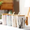 Nordic Wooden Handle Ceramic Mug Literary Water Cup Coffee Cup Holiday Event Gift