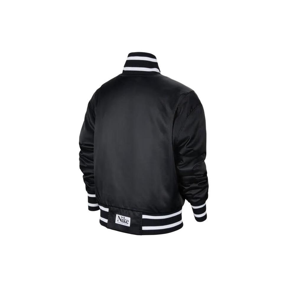 Nike Куртка из хлопка «Культура баскетбола» Therma-Fit с логотипом, детская, черная, HF1123-010