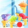 1Pc Cartoon Children's Water Gun Toys Dinosaur Plastic Water Gun Fighting Water Fight Summer Water Fighting Toys Small Water Gun