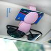 PU Leather Car Sunglasses Frame Double Clip Eyeglasses Storage Clip Car Glasses Holder  Truck