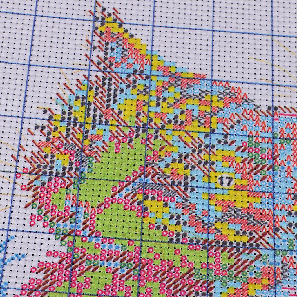 Набор для вышивки крестом своими руками. Предварительно напечатанные целующиеся коты 11CT