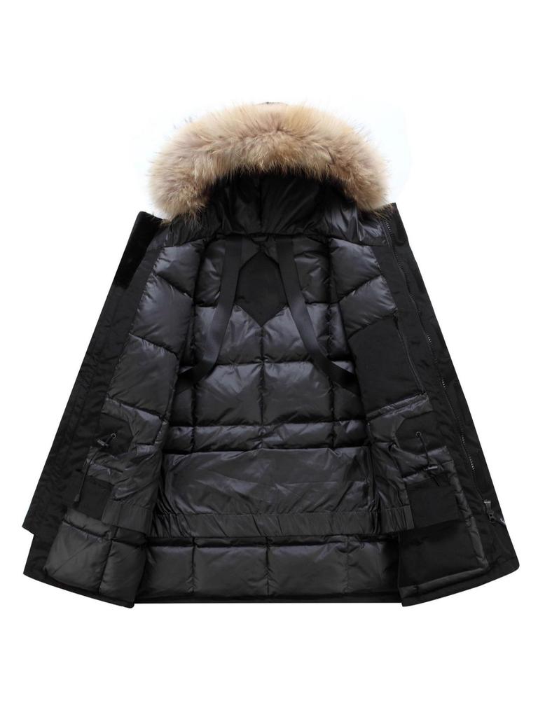 Зимняя экспедиционная парка с гусиным пухом - Утепленная большого размера рабочая одежда для мужчин и женщин