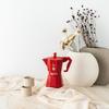 Bialetti Mocha Exclusive Italian Red 3 Cup Direct Fire Type Кофеварка Эспрессо Кофеварка (Кофе Маккинетта)