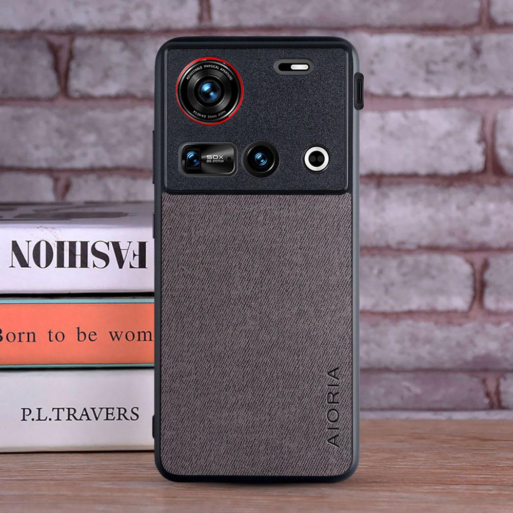 Чехол для Nubia z70 z60 ultra nubia z60S Pro funda Мягкий Мастер Жесткий Текстильная Кожа Модный Чехол для Телефона для nubia z70 ultra Чехол