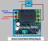 DC12V Single-Channel Remote Switch with Metal Chili Single Button Controller