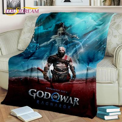 Одеяло Kratos 3D God of War Games Gamer HD, мягкое одеяло для дома, спальни, кровати, дивана, пикника, путешествия, офиса, одеяло, детское одеяло