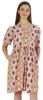 Bimba Printed Summer Shift Dress For Women V Neck Short Dress W  Pockets Western Midi