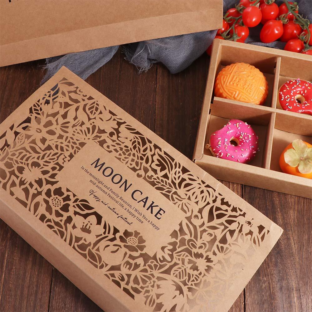 8 сеток Лунный пряник Праздник середины осени Коробка ручной упаковки Коробки для лунного пряника Подарочная коробка Фестиваль