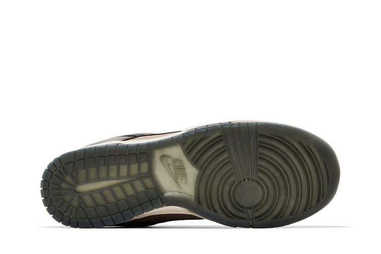 Женские кроссовки Nike Dunk Low Миндально-коричневые (Женский) Железный камень/Антрацит/Коричнево-лисий