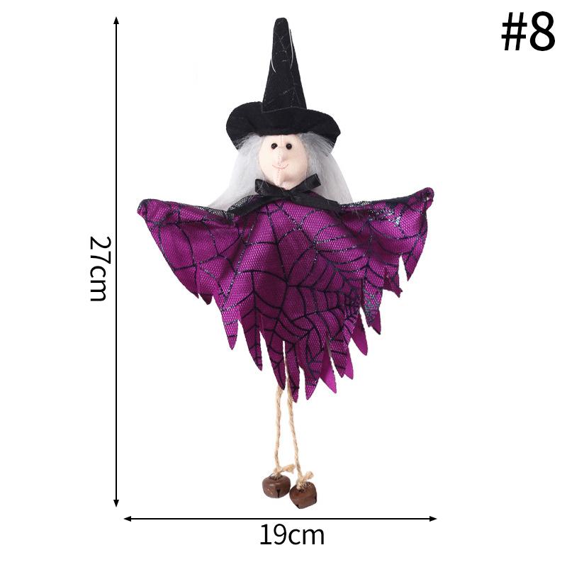 2025 Halloween Decoration Witch Hanging Pendant Pumpkin Black Cat Tree Ornaments Skeleton Charms for Festive Home Party Supplies