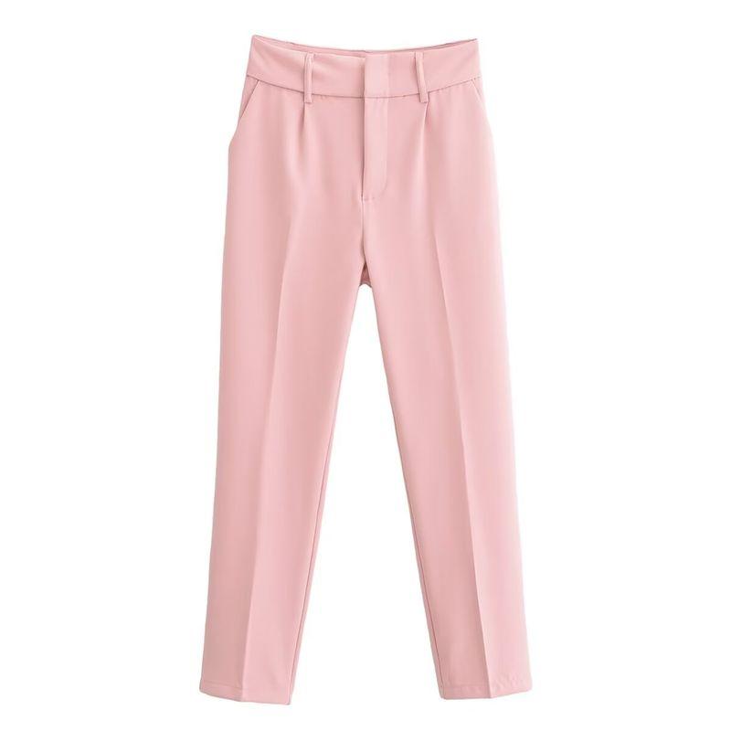 Kaslead New Arrival Women's Clothing Fashion Style Fashion Minimalist All-Match Multicolor High Waist Casual Suit Pants
