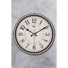 Decorative Glass Bombe Silent Mechanism Wall Clock 36 Cm