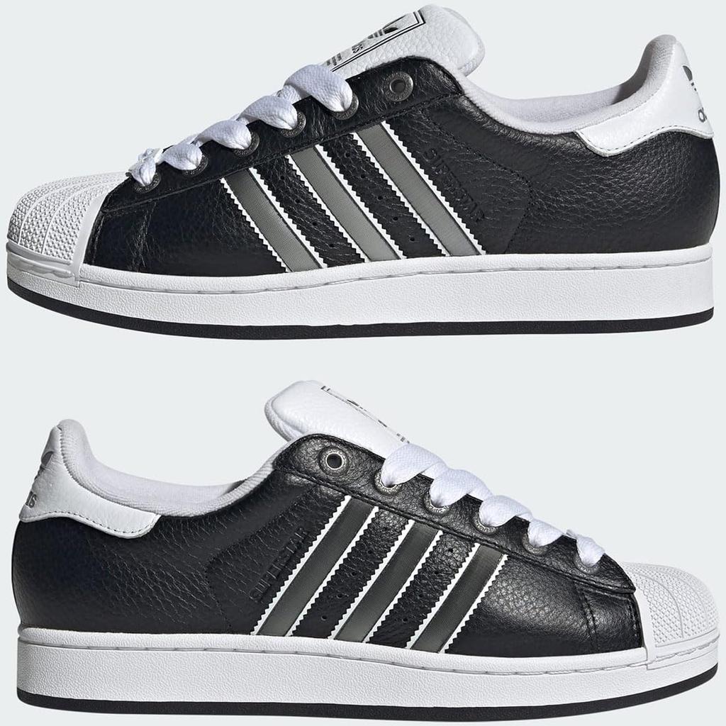 adidas Superstar II Core Size JQ3209, Черный/Матовый Серебристый/Облачно-Белый, 23,0 см