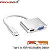 Многопортовый USB/Type-C хаб и док-станция Zonwan