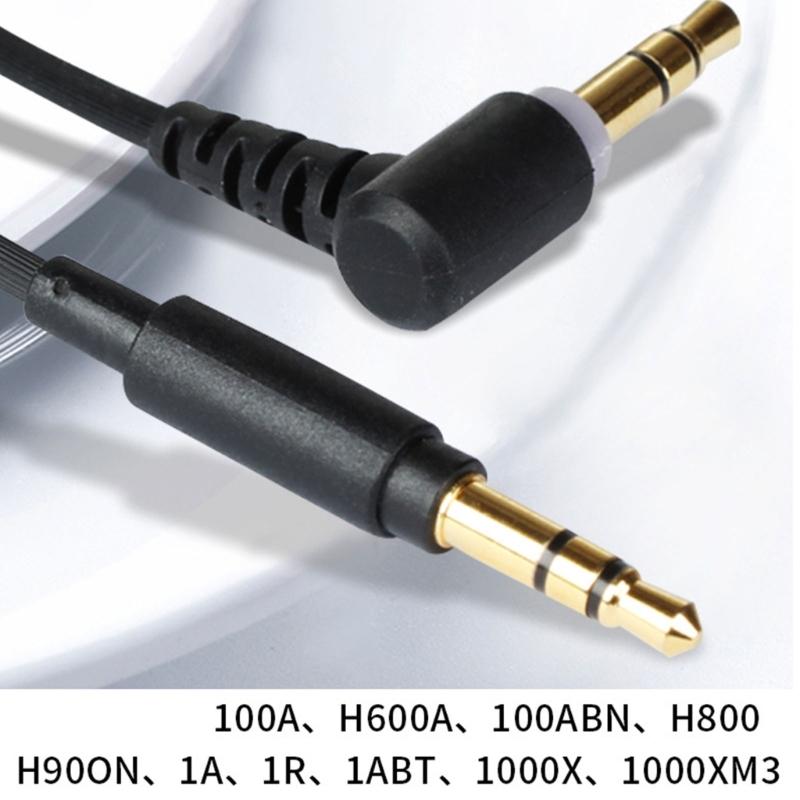 Запасной удлинитель аудиокабеля Aux 3,5 мм для наушников Sony WH-1000XM5 WH-1000XM4 WH-1000XM3 WH-1000XM2 MDR-1000X