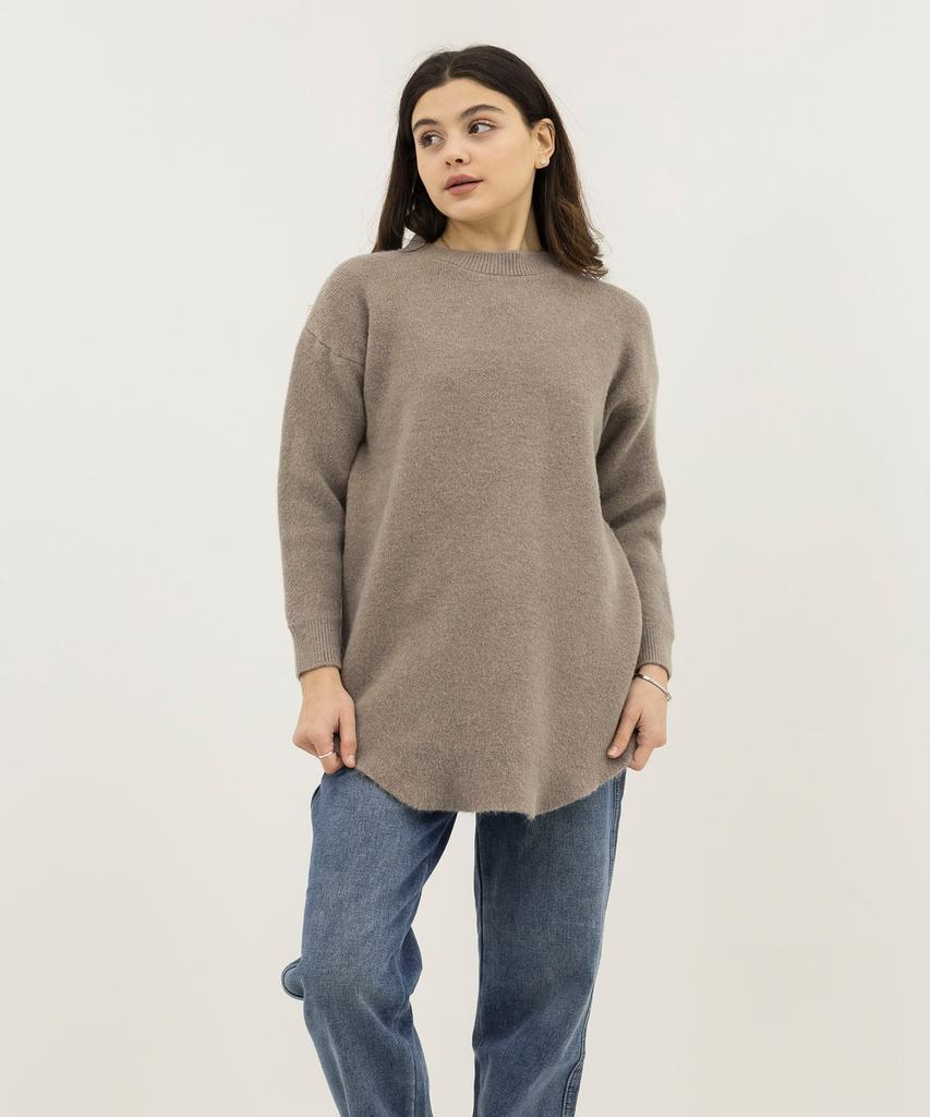 HYFVE Lovely Oversized Fudge Long Sleeve Sweater